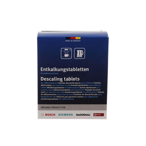 Bosch 311893, 00311893 311294, 00311294 Ontkalker Voor koffiezetapparaten en waterkokers TCZ6002, Ontkalkingstabletten voor koffieautomaten - 12x 18g tabletten