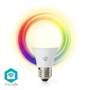 SmartLife Multicolour Lamp | Wi-Fi | E27 | 806 lm | 9 W | RGB + Instelbaar Wit | Android™ / IOS | Peer