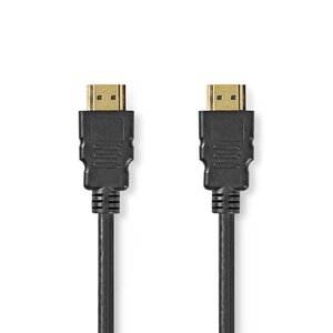 HDMI™ Kabel | HDMI™ Connector | HDMI™ Connector | 8K@60Hz | Verguld | 1.00 m | PVC | Zwart | Doos