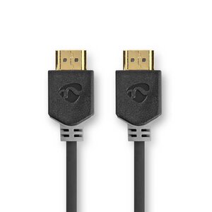 HDMI™ Kabel | HDMI™ Connector | HDMI™ Connector | 8K@60Hz | Verguld | 1.00 m | PVC | Antraciet | Window Box