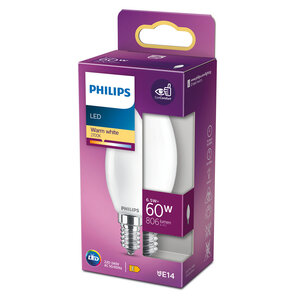 Philips Led Lamp E14 6,5 w 806 Lumen Kaars Mat