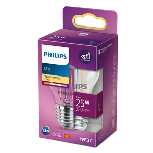 Phi LED cl P45 CL ND 25W E27