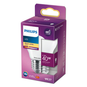 Phi LED cl P45 FR ND 40W E27