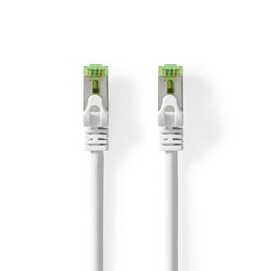 CAT7-Kabel | PiMF | RJ45 Male | RJ45 Male | 10.0 m | Rond | LSZH | Wit | Polybag