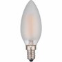 LED E14, C35, Filament Kaars , 4W , 2700K , 450Lm , 3 staps dimmen