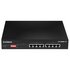 Lange afstand 8-poorts Gigabit Ethernet PoE+-switch met DIP-switch_